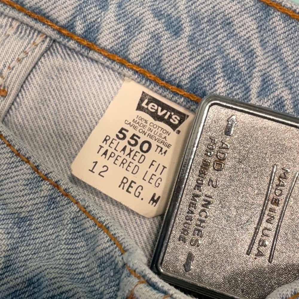 Levi’s 550 Relaxed Fit Tapered Leg Vintage USA - Picture 6 of 7